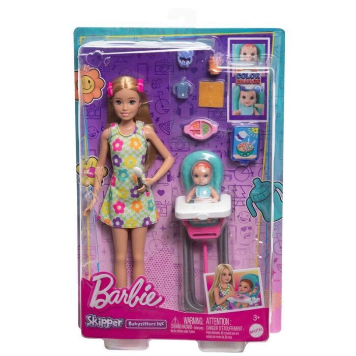 BARBIE SKIPPER BABYSITTERS 3+ HTK35
