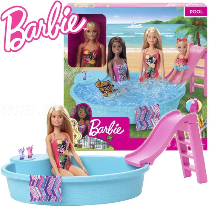 BARBIE POOL WITH 3+ HRJ74