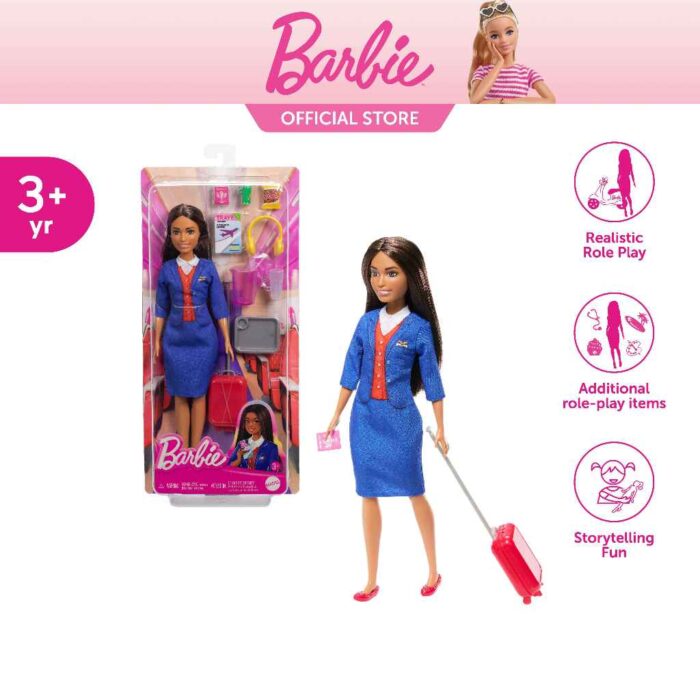 FLIGHT ATTENDANT DOLL 3+ (HYT60) Barbie
