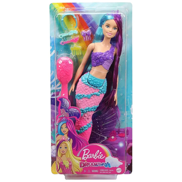 BARBIE GTF37 MERMAID DOLL WITH FANTASY HAIR