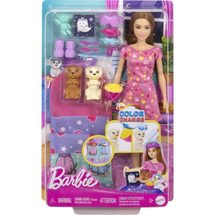 BARBIE PUPPY SLUMBER PARTY 3+ (HXN01)