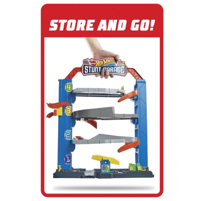 1 BOX GNL70 STUNT GARAGE PLAYSET