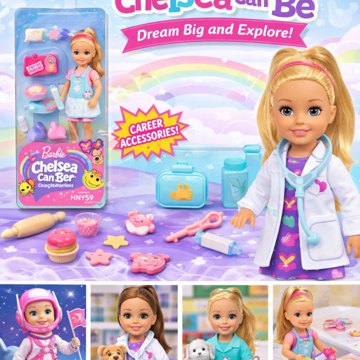 BARBIE CHELSEA CAN BE DOLL & ACCESSORIES 3+ HNY59