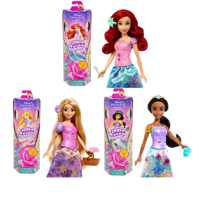 DISNEY PRINCESS SPIN & REVEAL ASST 3+ HTV84