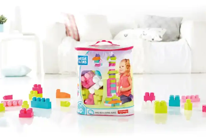 DCH54 FIRST BUILDERS BIG BUILDING BAG PINK