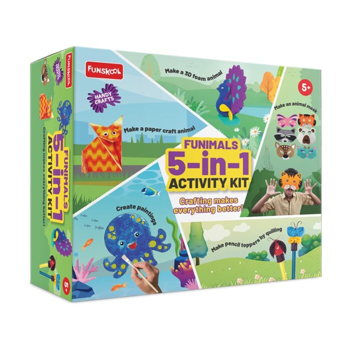 FUNSKOOL FUNIMALS ACTIVITY KIT 5 IN 1
