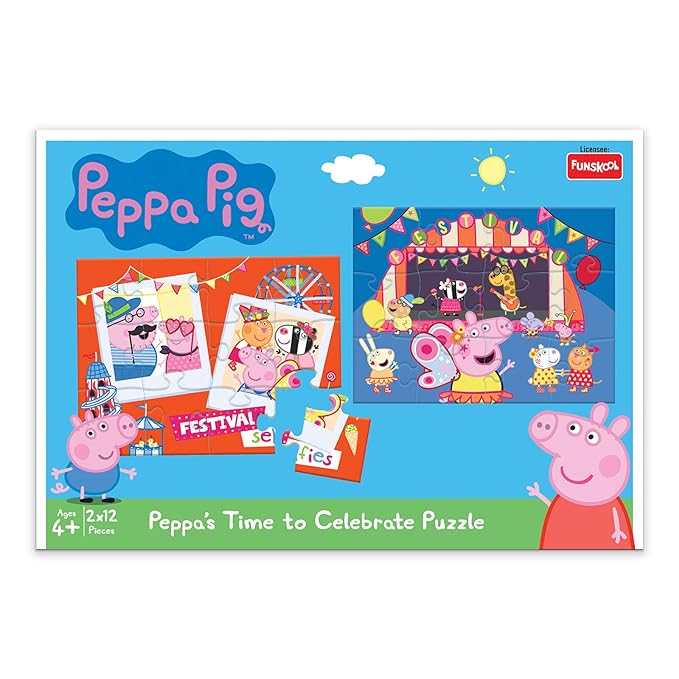 FUNSKOOL PEPPA PIG FAIRY TALE 2IN1 PUZZLE