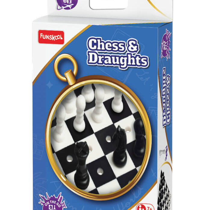 FUNSKOOL CHESS & DRAUGHTS OTG (9632100)