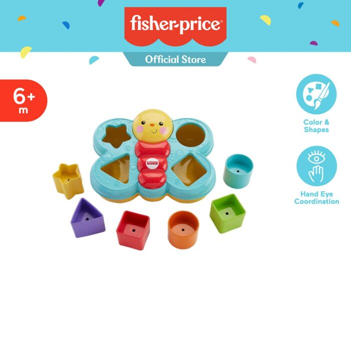 FISHER-PRICE CDC22 BUTTERFLY SHAPE SORTER