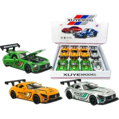 CAR XU YE 1:24 DIECAST AMG PULL-BACK B/O (K240B4)