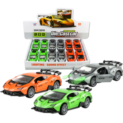 CAR XU YE 1:32 DIECAST LAMBO PULL-BACK B/O (K174BB)