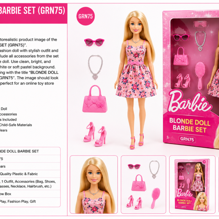 BLONDE DOLL BARBIE SET(GRN75)